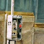 watercolor|Private Collection|22" x 30"|on paper|HOPPER'S PAYPHONE|2000